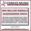 Wir wollen niemals auseinander gehn - Heidi Brühl